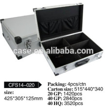 Caja de herramienta de aluminio plata